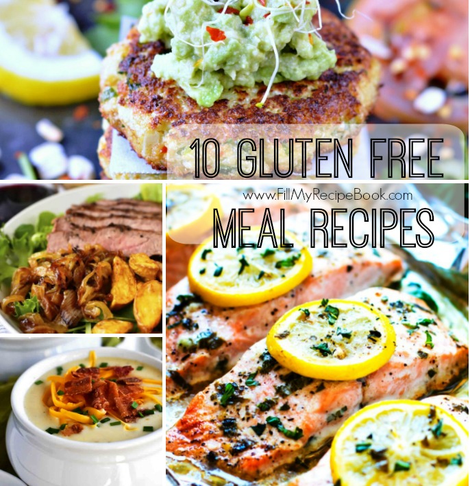 10 Gluten Free Meal Recipes - Fill My Recipe Book