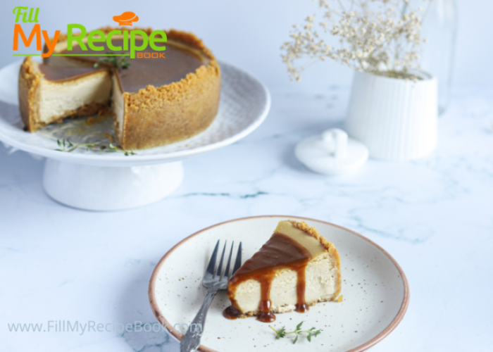 Amazing Earl Grey Baked Cheesecake Recipe. An easy biscuit based oven baked Cheesecake with earl grey black tea, and ricotta and cream.