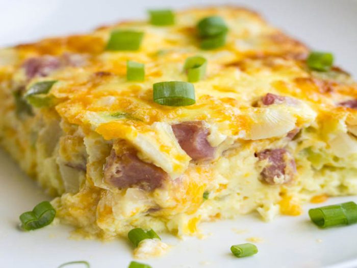 baked omelette breakfast