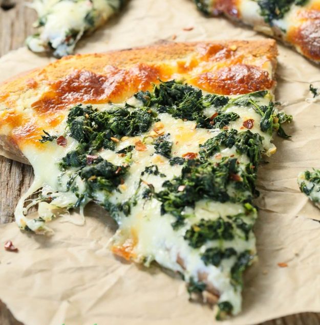 homemade-garlic-and-spinach-pizza
