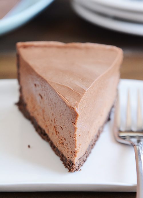 Not only is this no-bake chocolate cheesecake deliciously rich and amazing, it is also so easy to make. It’s the perfect no-bake chocolate cheesecake!
