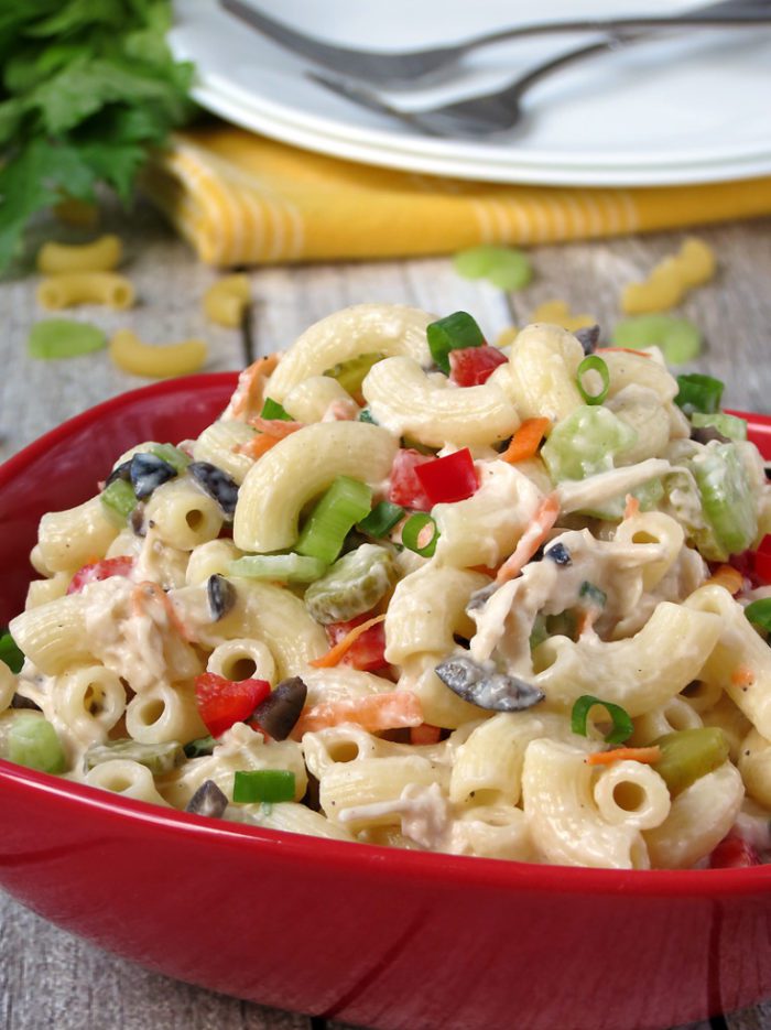 Chicken macaroni salad