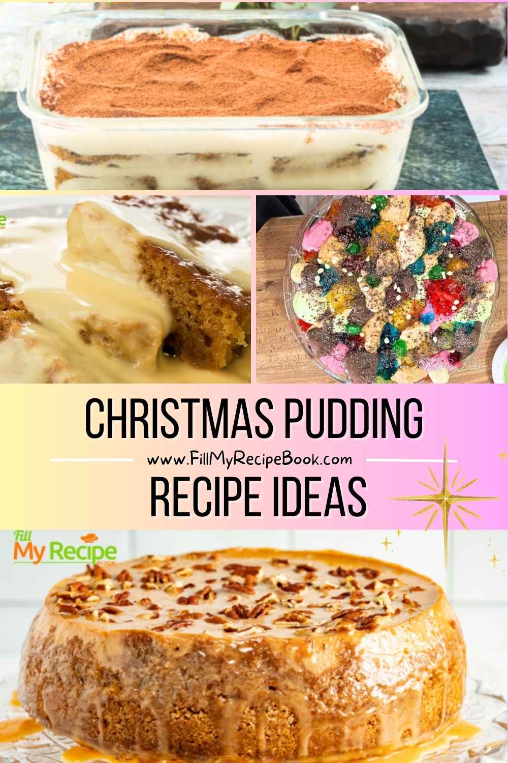 Festive Christmas Pudding recipe ideas for a delicious holiday dessert. Discover easy make-ahead options, the whole family will love.