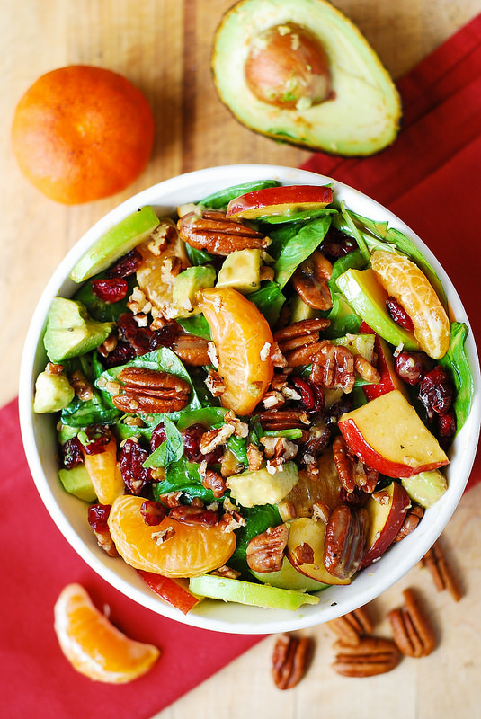 mango-apple-cranberry-and-spinach-salad
