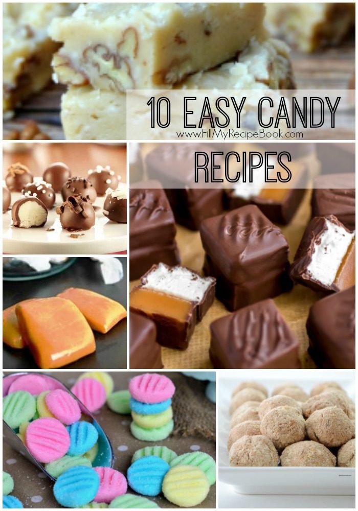 10 Easy Candy Recipes Fill My Recipe Book