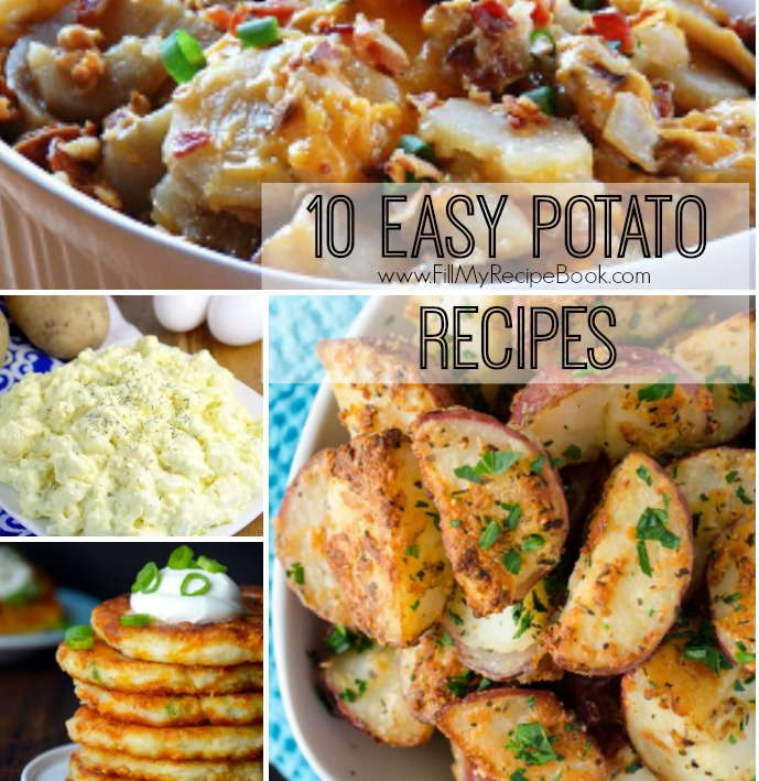 10 Easy Potato Recipes - Fill My Recipe Book