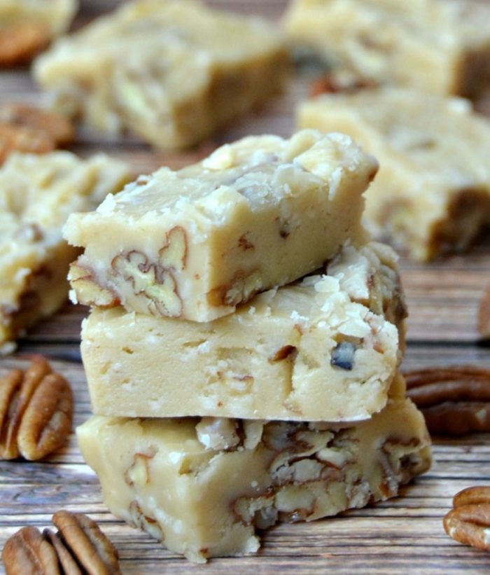 Give classic holiday fudge a fun twist with this butter pecan fudge recipe! Gather your kids and spend some time together making an old fashioned holiday treat.