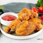 Easy Homemade KFC Fried Chicken recipe idea. Tasty chicken pieces fried in a batter with spices for a home meal for family lunch or dinner.