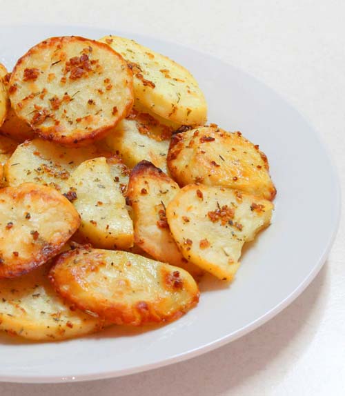 garlic-potato-slice