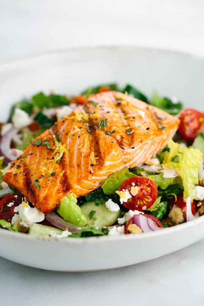 greek-salmon-salad-with-lemon-basil-dressing