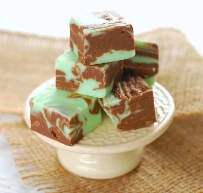 Mint Chocolate Fudge is a delicious and easy treat to make. Good luck eating only one piece! This quick spin on my Easy Fudge Recipe is bound to become a family favorite.

