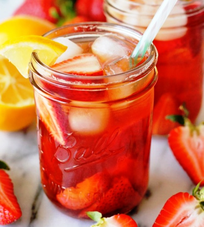 strawberry-iced-tea