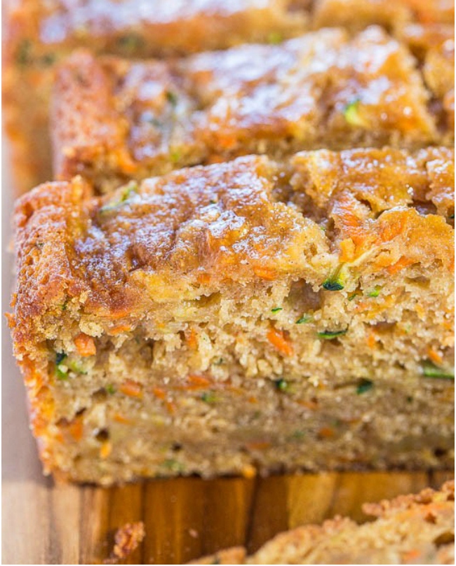 carrotzucchinibread