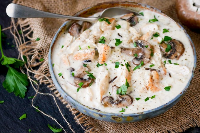 Chicken, Wild Rice & Mushroom Soup is hearty and comforting. It will fill your belly and warm your soul and is a crowd-pleasing favorite.