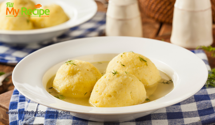 Chicken Soup with Matzo Balls. There’s no meal more soothing, warming, and filling than homemade matzo balls and real chicken soup. They make for a small meal and can be kept in the refrigerator for a number of days or frozen if a large quantity is made.