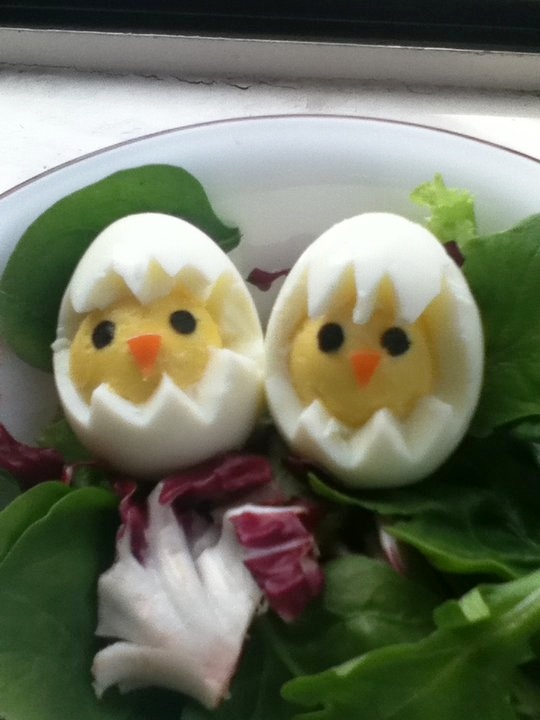 Boiled egg suprise