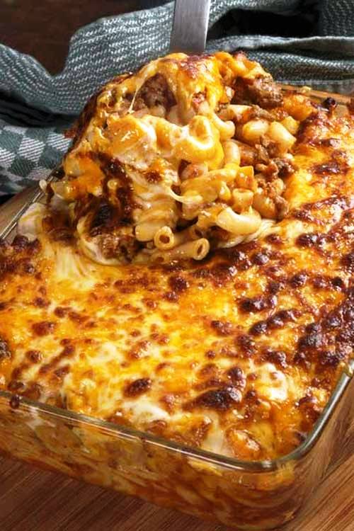 Cheesy Hamburger Casserole