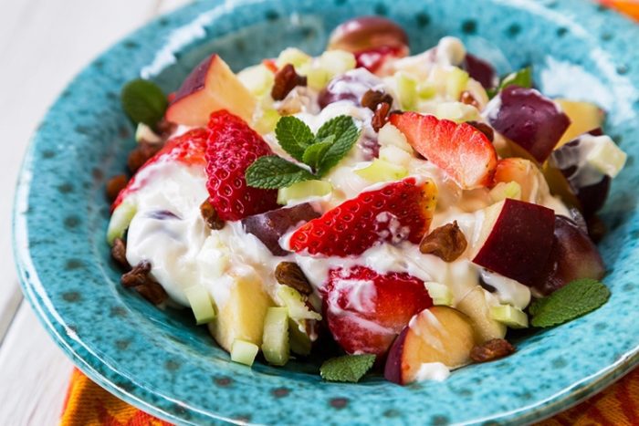 skinny fruit & yogurt salad