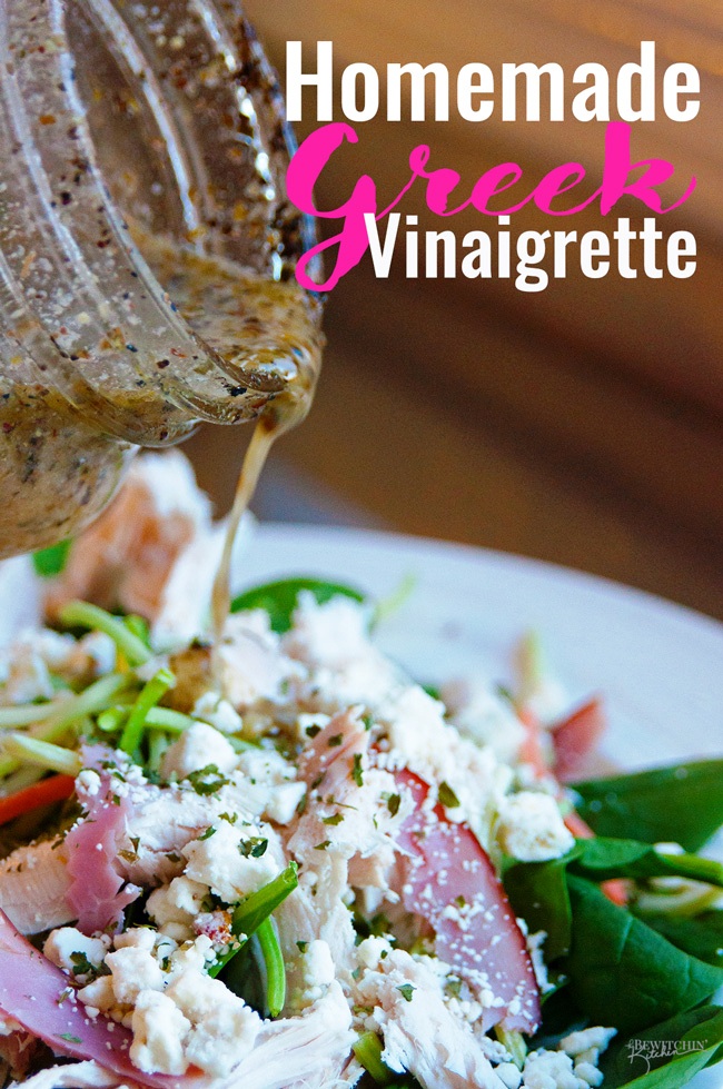 Homemade greek vinaigrette