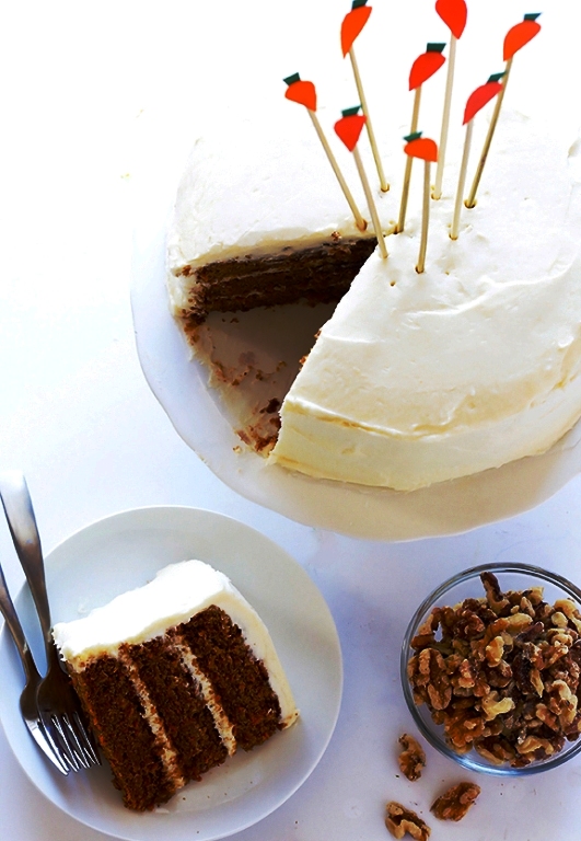 Vegan gluten-free carrot cake