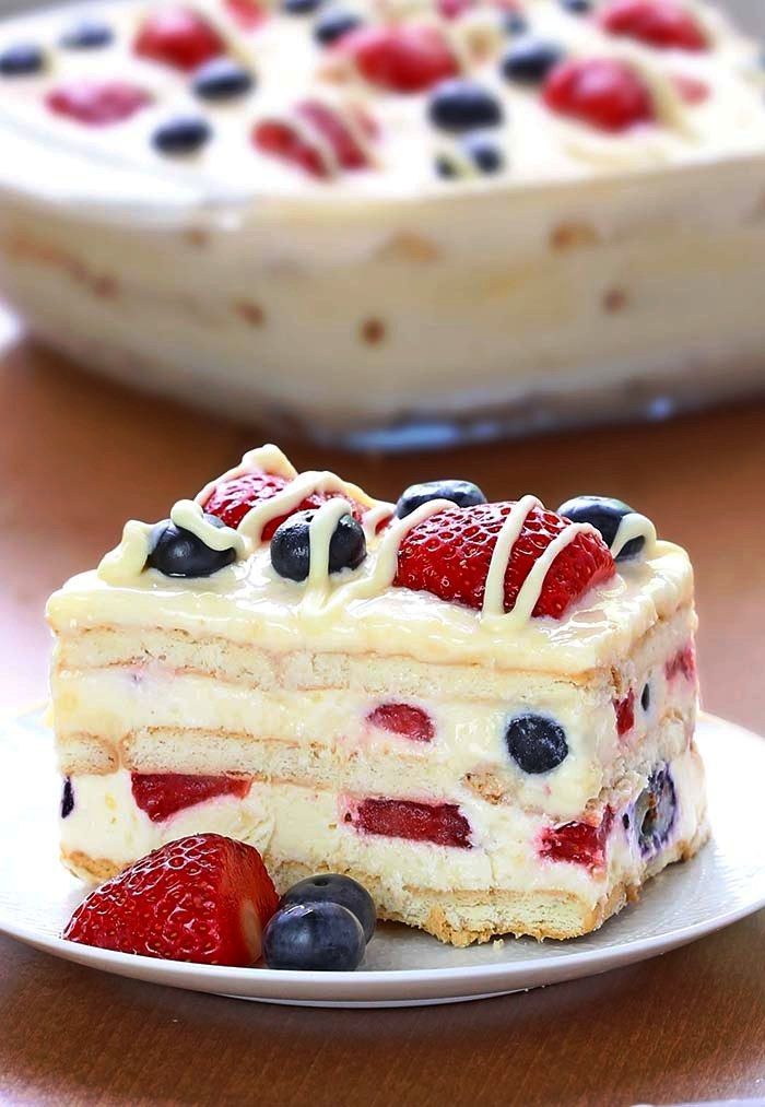 berry icebox cake