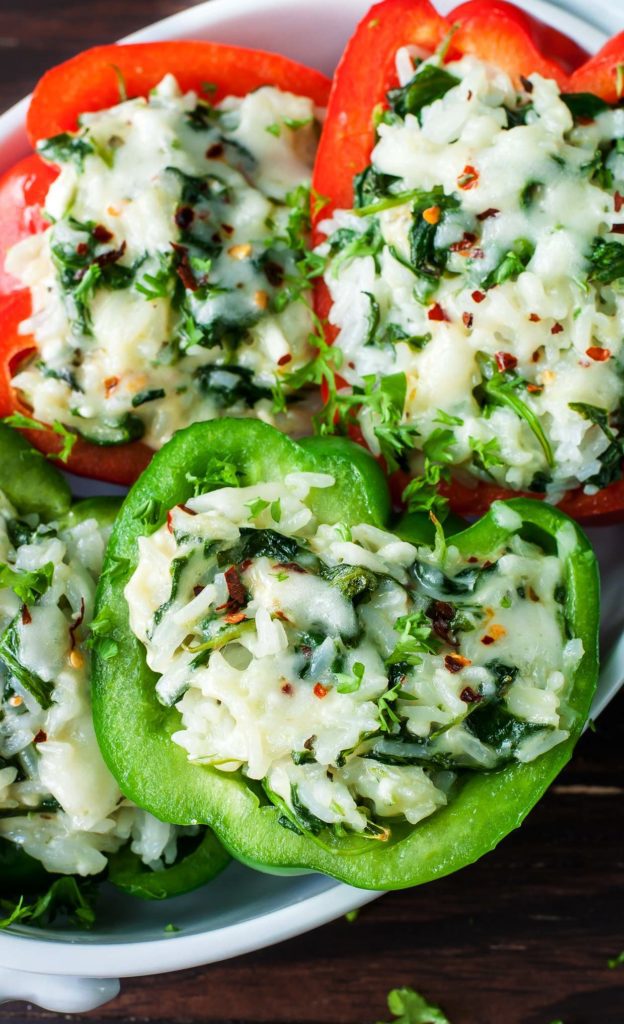 cheesy-spinach-stuffed-peppers-recipe