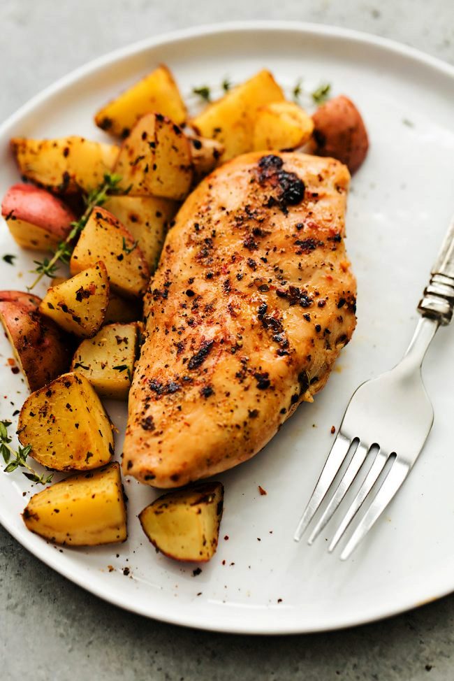 Slow Cooker Italian Chicken & Potatoes