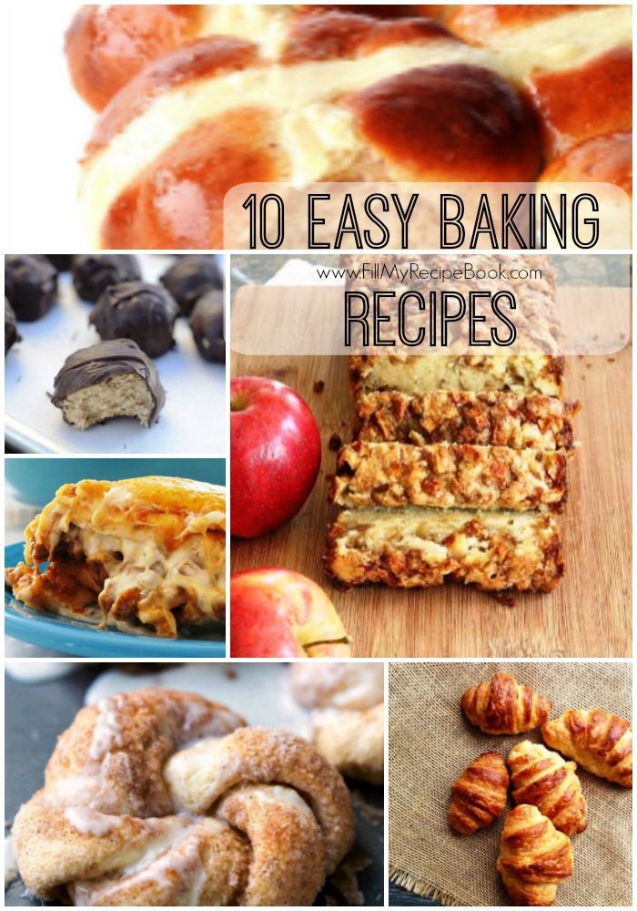 10 Easy Baking Recipes - Fill My Recipe Book