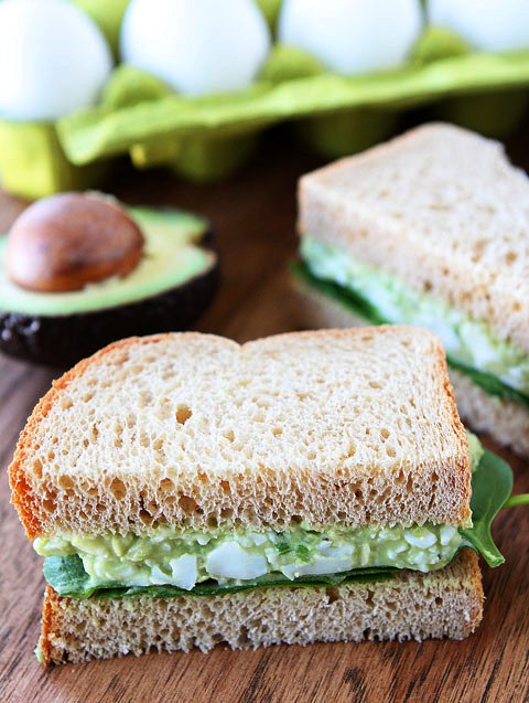 Avocado egg salad