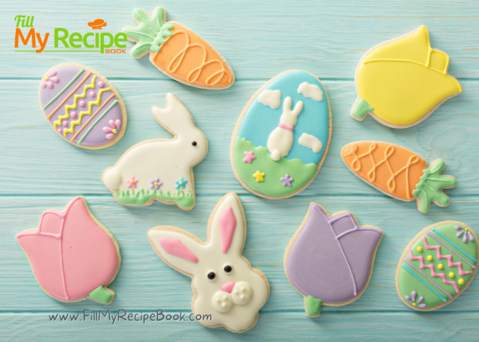 Popular Family Butter Biscuits recipe. Best Vanilla or chocolate biscuits that are easy homemade snacks, bake and store for holidays. Shape with cookie cutters and decorate for Easter.
