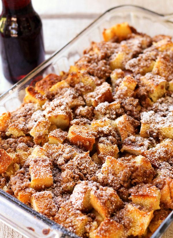 French toast bake for breakfast
