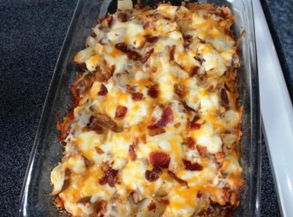 Twice baked potato casserole