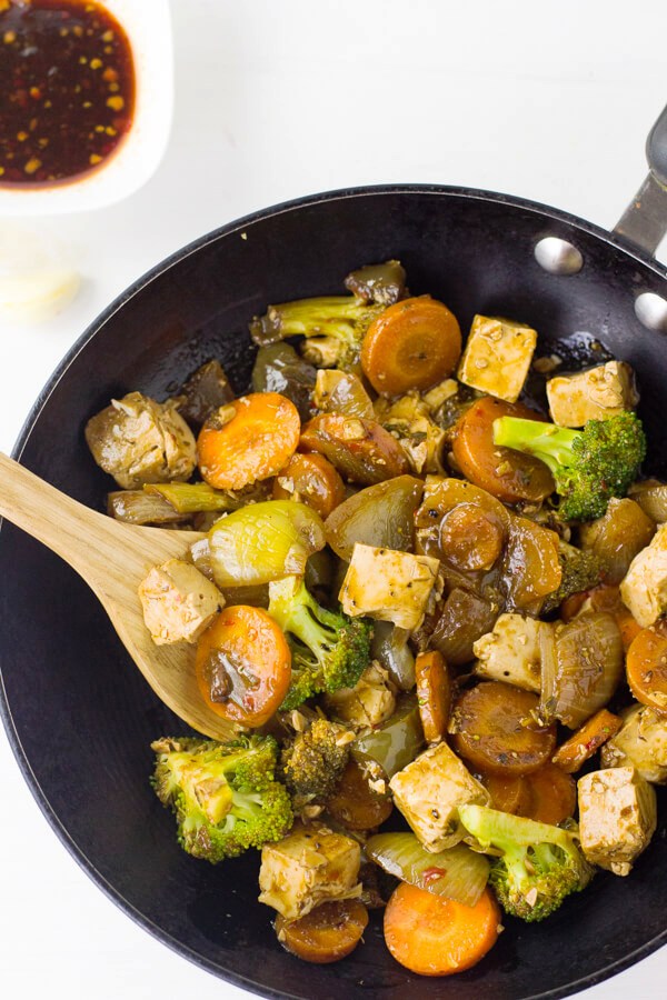 tofu stir fry with honey glaze Fill My Recipe Book
