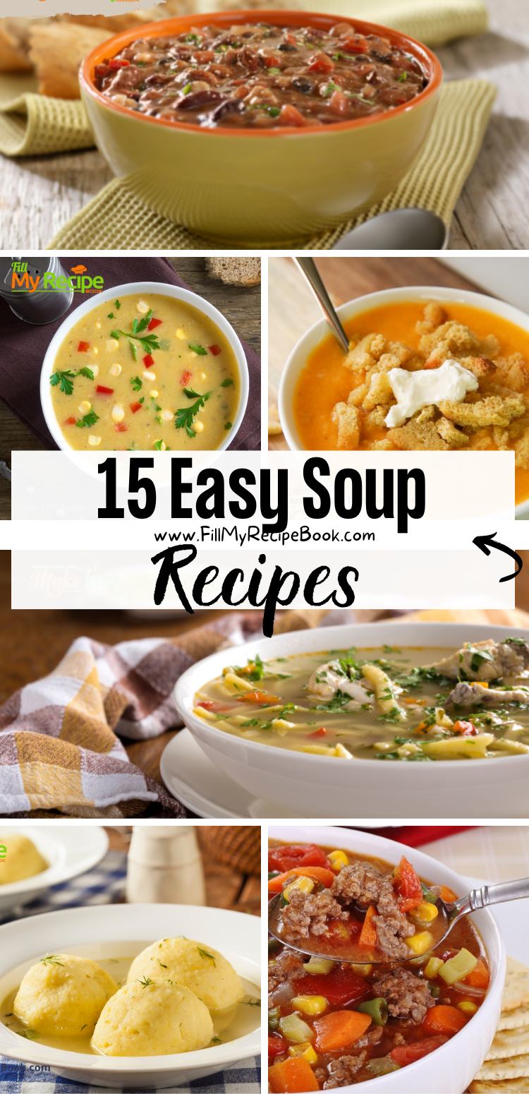 15 Easy Soup Recipes