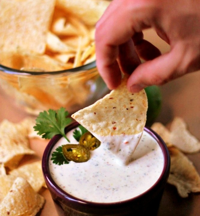 Creamy jalapeno ranch dip