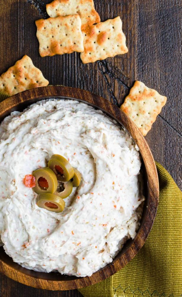 Green olive dip