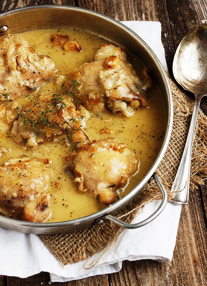 Garlic chicken gravy