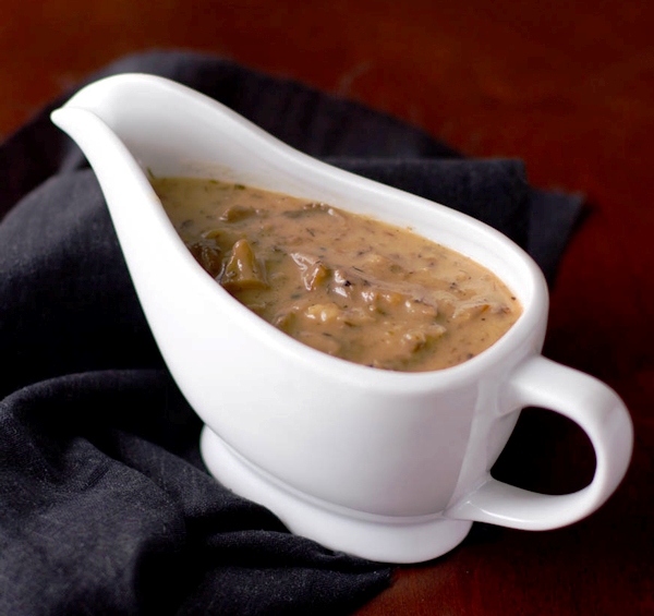 Wild mushroom gravy