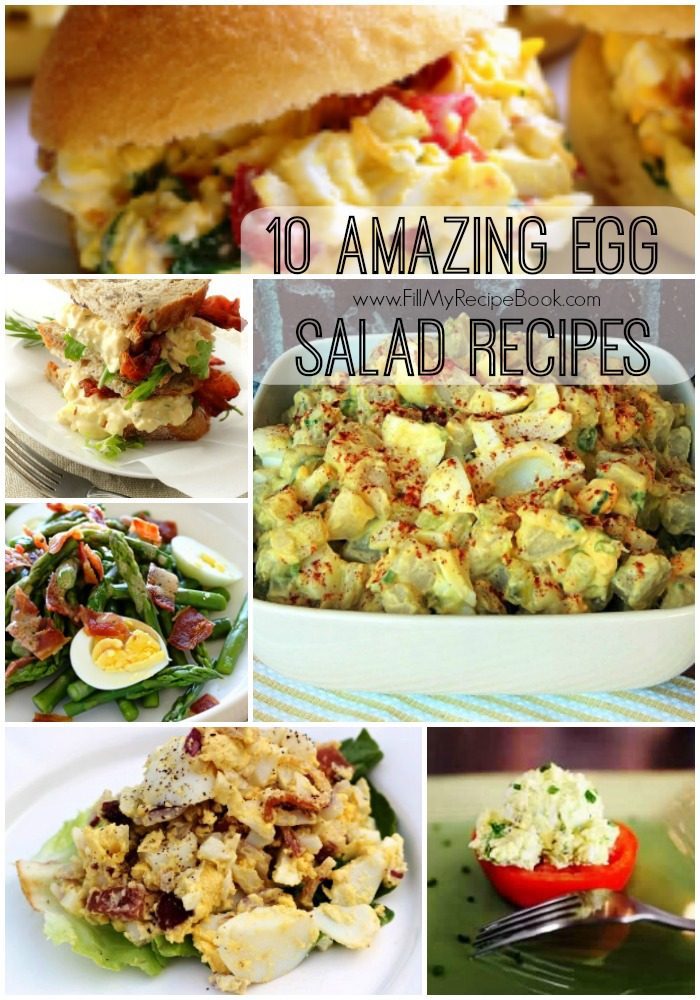10 Amazing Egg Salad Recipes - Fill My Recipe Book