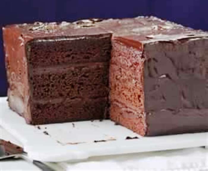 Deep & dark ganache cake