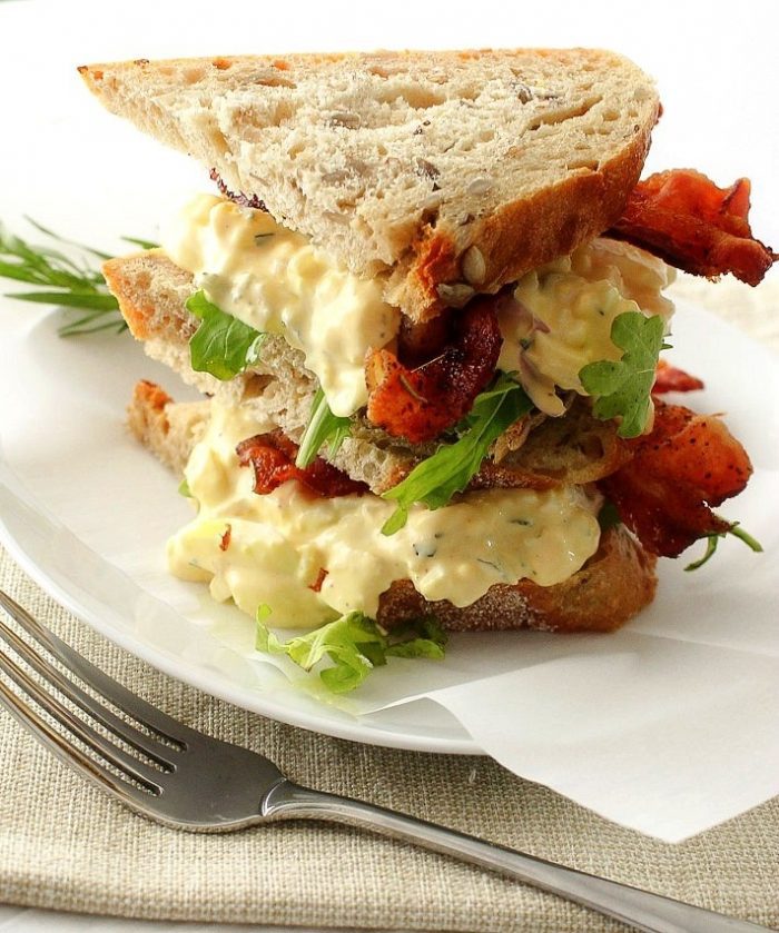 Tarragon and shallot egg salad