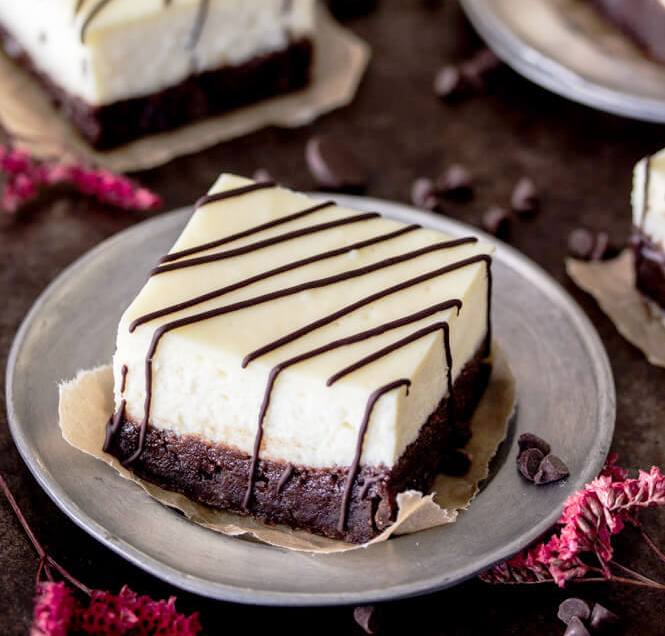 Decadent cheesecake brownies