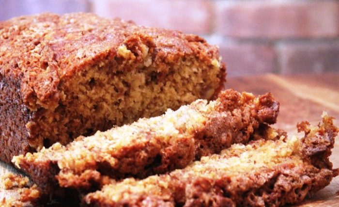 This bread is so incredibly moist and has a cinnamon crunch topping that will easily make it your favorite banana bread recipe.