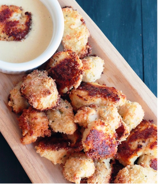 Cheesy ranch popcorn chicken