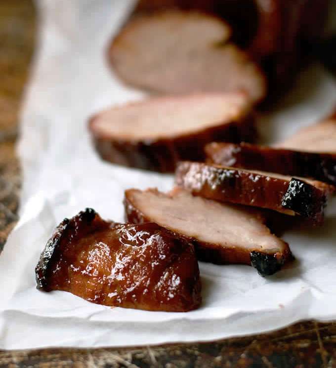 Traditionally, char siu pork