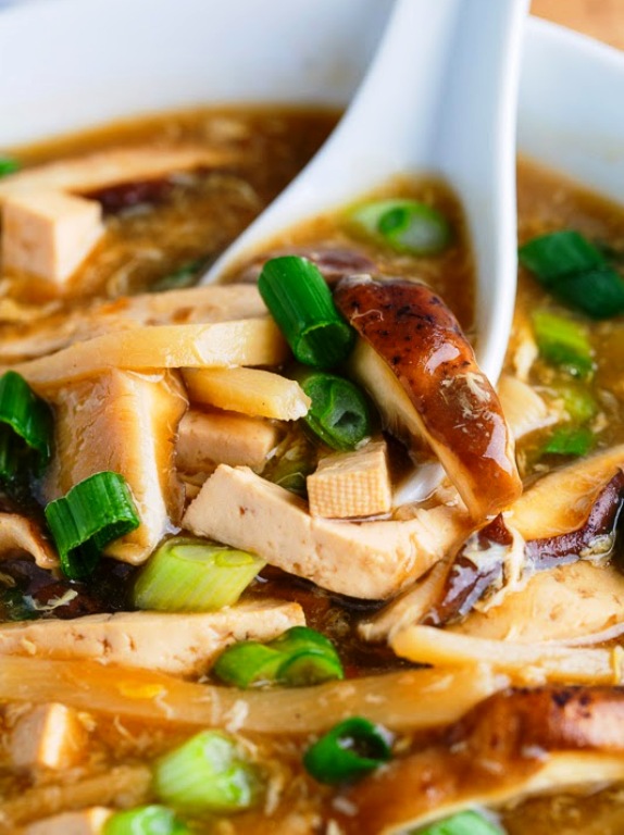 Easy hot and sour chinese soup recipe