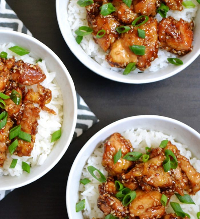 Easy sesame chicken