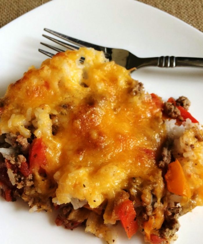 Stuffed pepper explosion casserole