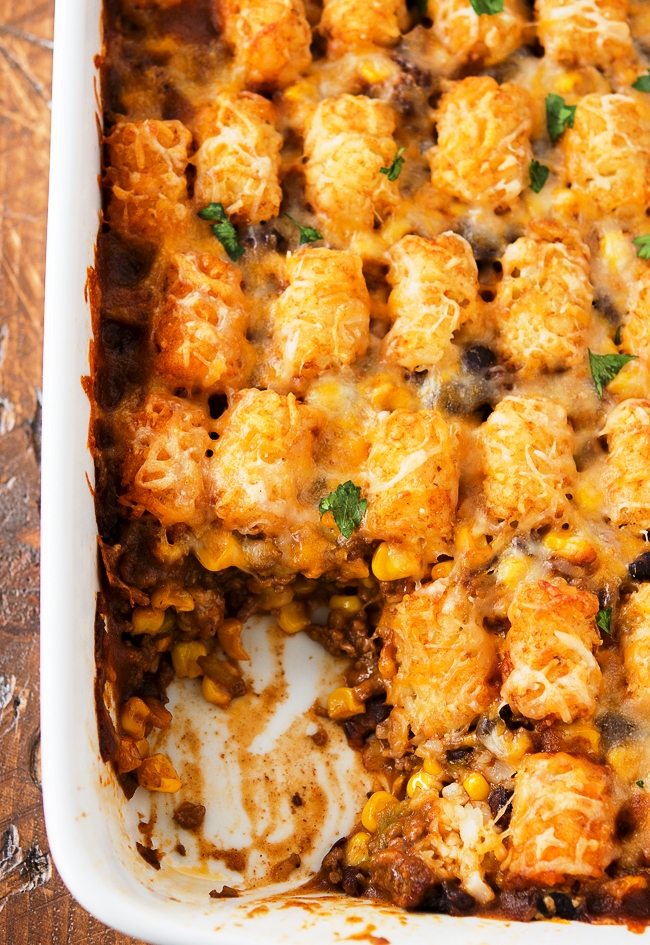 Mexican tater tot casserole recipe