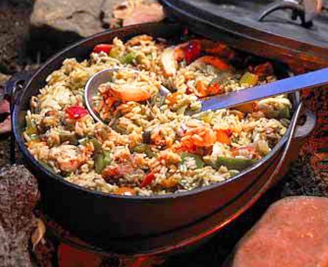 Seafood jambalaya